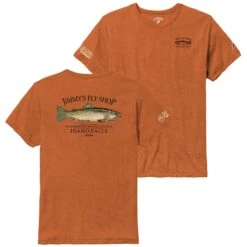Fly Fish Food Jimmy's Snake River Cutthroat Trout T-Shirt - Burnt Orange