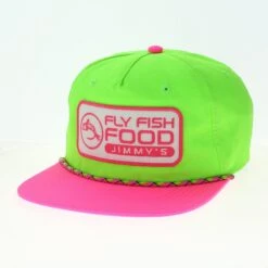 Fly Fish Food Jimmy's Chill Hat - Neon Green/Pink