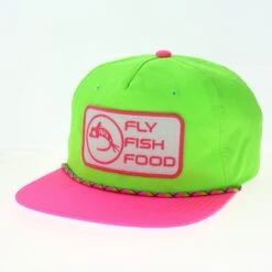 Fly Fish Food Chill Hat - Neon Green/Pink