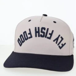 Fly Fish Food Heritage Hat - Stone/Navy