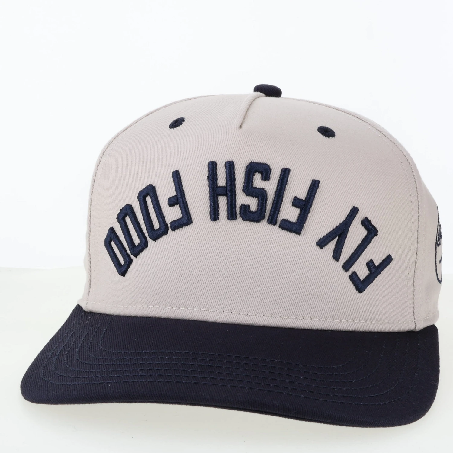 Fly Fish Food Heritage Hat - Stone/Navy 3 Fly Fish Food Heritage Hat - Stone/Navy