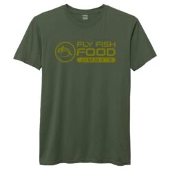 Fly Fish Food Jimmy's Logo Tee - Deep Olive