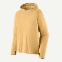 Fly Fish Food Logo - Patagonia M's Tropic Comfort Natural Sun Hoody - Beeswax Tan