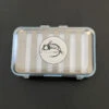 FLY FISH FOOD LOGO FLY BOX, CLEAR DOUBLE SIDED - LARGE, DRY AND NYMPH FOAM -Fly Fish Food Store AB18EFB 2