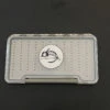 FLY FISH FOOD LOGO FLY BOX, CLEAR SINGLE SIDED - LARGE WITH EASY GRIP FOAM -Fly Fish Food Store AB99 EGF 2