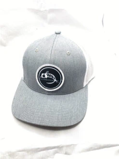 Fly Fish Food Black Logo Hat - Gray
