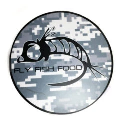 Fly Fish Food Sticker Digi Camo 4"