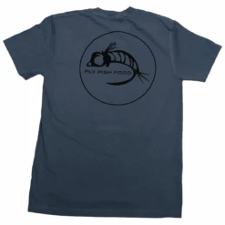 Fly Fish Food Logo Tee - Blue