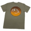 Fly Fish Food Brown Trout Logo Tee - Sage -Fly Fish Food Store FlyFishFoodBrownTroutLogoTeeSage 1