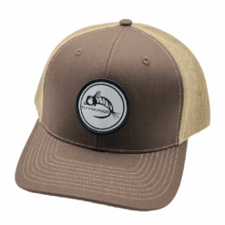 Richardson Fly Fish Food Logo Hat - Brown Khaki