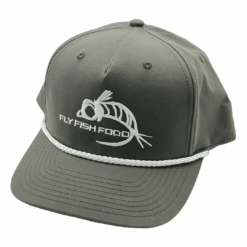 Richardson Fly Fish Food Logo Hat - Dark Olive White Rope