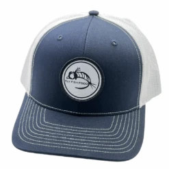 Richardson Fly Fish Food Logo Hat - Navy & White Stitching