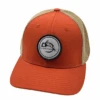 Richardson Fly Fish Food Black Logo Hat - Orange Khaki -Fly Fish Food Store FlyFishFoodLogoHatOrangeKhaki