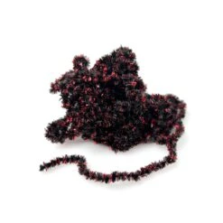 Hareline Fly Fish Food Stillwater Chenille -Fly Fish Food Store FlyFishFoodStillwaterChenielle 12BlackRedLeech