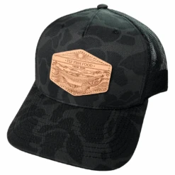 Richardson Fly Fish Food Orem, UT & Casey Underwood Hat - Duck Camo Black