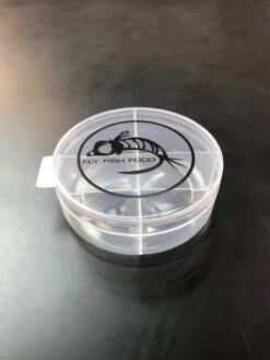 Fly Fish Food Divided Fly Cup With Tethered Lid