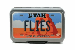 MFC Poly Fly Box -Fly Fish Food Store MFCPolyFlyBox UtahLicensePlate