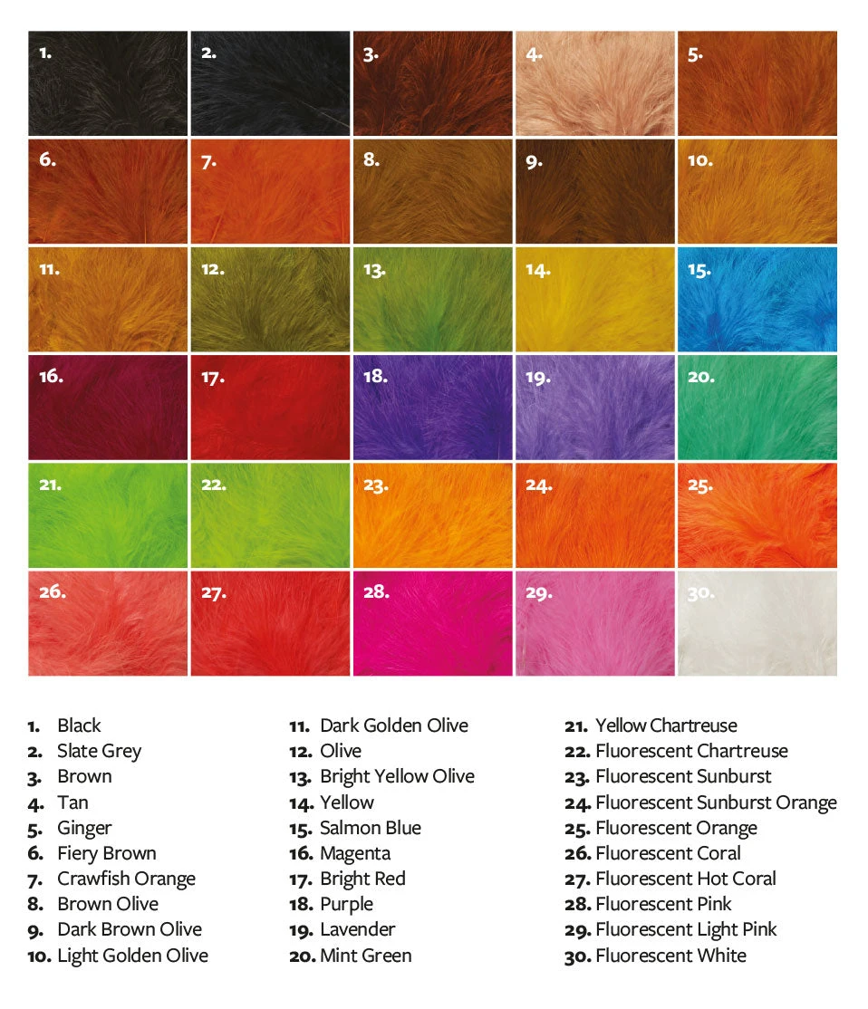 Fulling Mill Premium Selected Marabou 4 Fulling Mill Premium Selected Marabou - Image 2