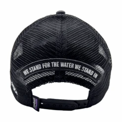 Patagonia Fly Fish Food Stand Up Trout Trucker Hat - Ink Black -Fly Fish Food Store STAND UP TROUT TRUCKER HAT INK BLACK 1