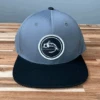 Fly Fish Food Golf/Athletic Logo Hat - Charcoal/Black -Fly Fish Food Store charcoalblack