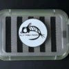 Fly Fish Food Logo Fly Box - Clear W/Page, Medium W/Dry Fly Foam -Fly Fish Food Store dry