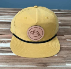 Fly Fish Food Logo Hat - Biscuit/Black