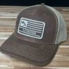 Fly Fish Food America Flag Hat - Brown Classic Waxed -Fly Fish Food Store image2 6
