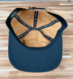 VIRTUE Fly Fish Food Rooster Patch Hat - Light Brown -Fly Fish Food Store lbr3