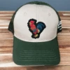 VIRTUE Fly Fish Food Rooster Patch Hat - Olive -Fly Fish Food Store olive1