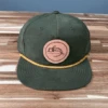Fly Fish Food Logo Hat - Loden/Gold -Fly Fish Food Store olivegold
